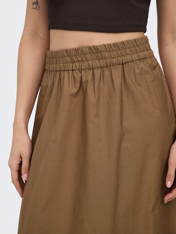 ONLY Skirt 'ONLRayi' in Brown