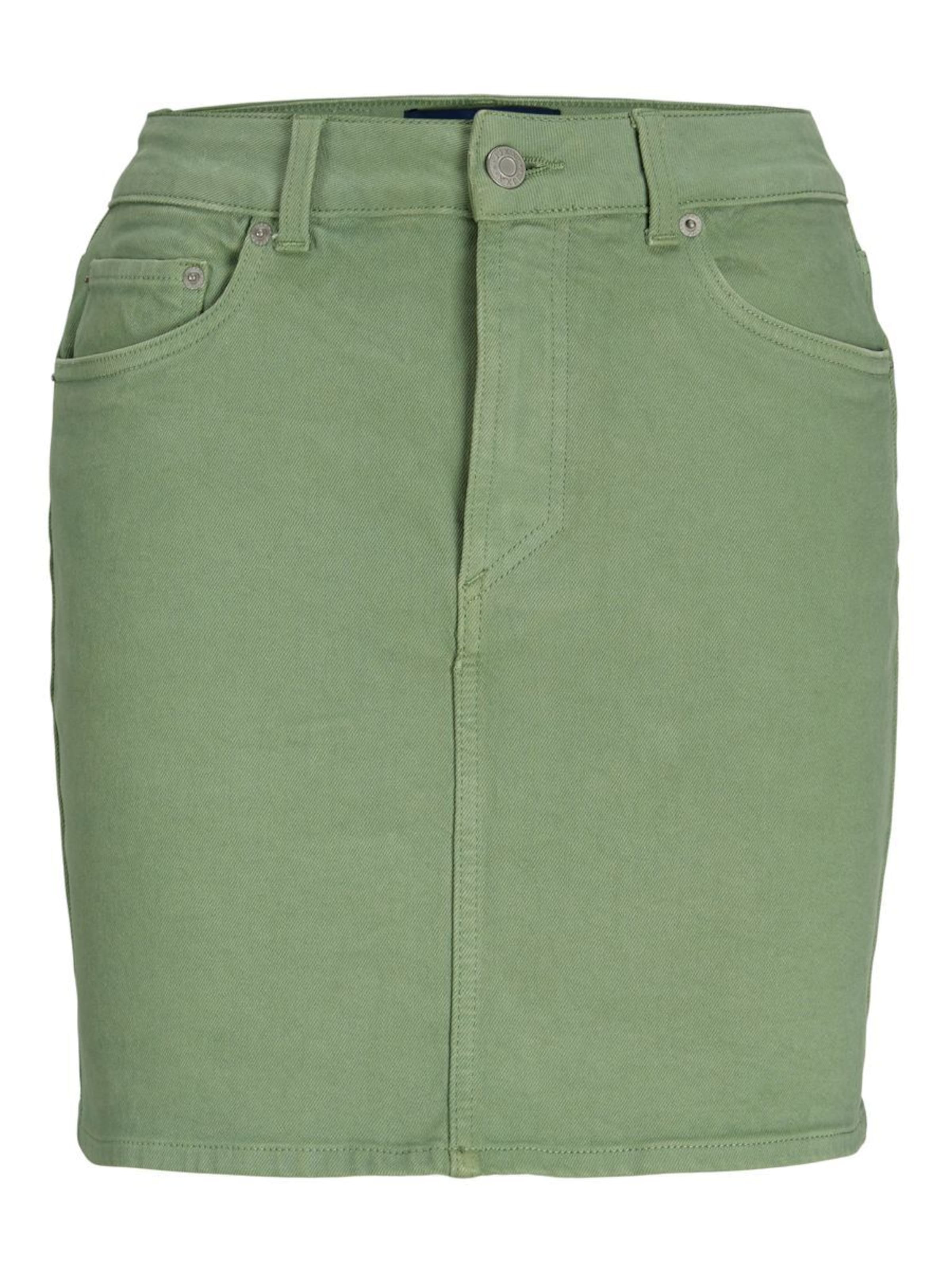 SHEIN Essnce Plus Pocket Side Denim Skirt | SHEIN