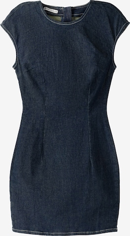 Bershka Dress in Blue: front