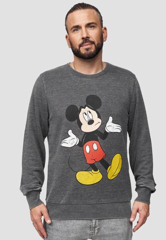 Recovered Sweatshirt 'Disney Mickey' in Grey: front