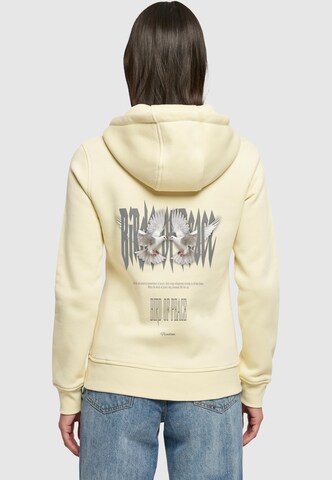 Merchcode Sweatshirt 'Birds Of Peace 2' in Gelb: Vorderseite