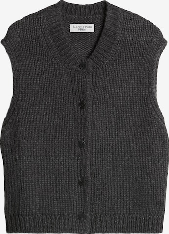 Marc O'Polo DENIM Gebreid vest in Grijs: voorkant