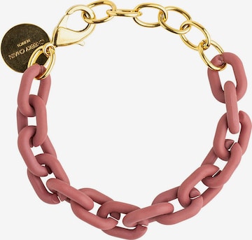 Bracelet 'Lio' Cheeky Chain Munich en rose : devant