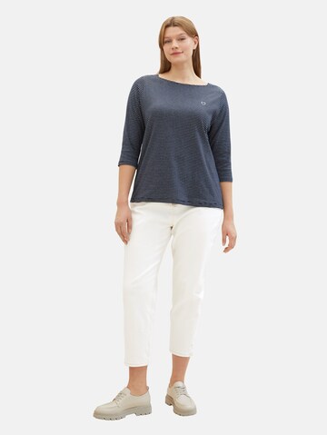 Tricou de la Tom Tailor Women + pe albastru