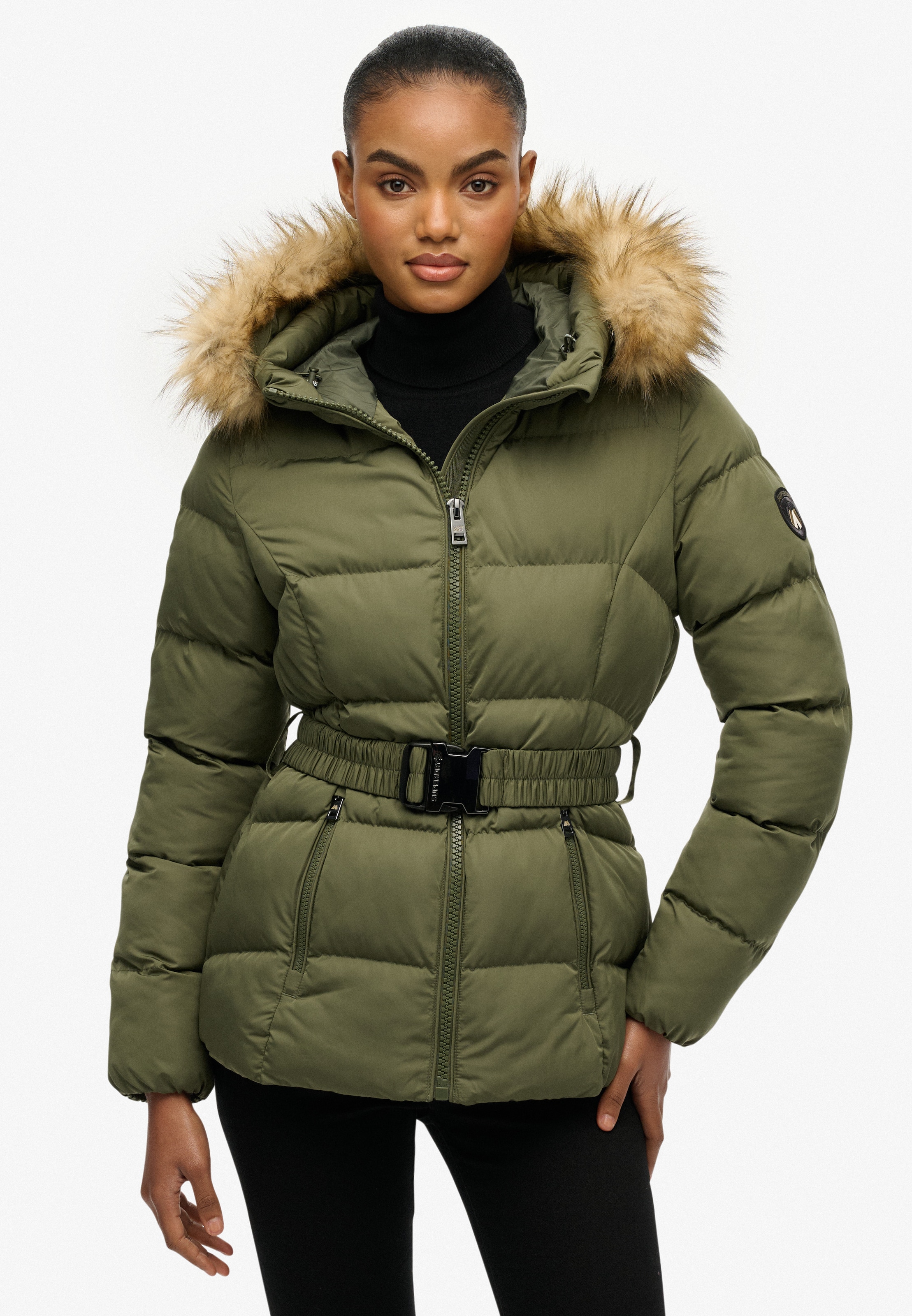 Veste d’hiver 'Fuji' Superdry & Co en vert
