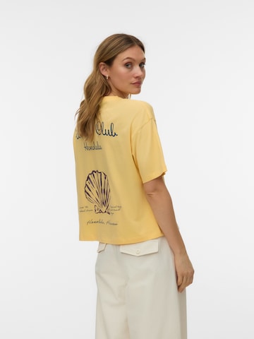 VERO MODA Tričko 'VMSIGRID KELLY' - Žltá
