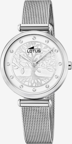 Montre à affichage analogique 'Bliss' Lotus en blanc : devant