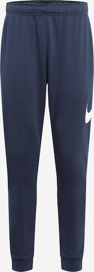 NIKE Športne hlače | marine / bela barva, Prikaz izdelka
