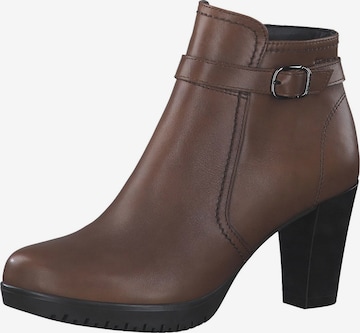 Bottines TAMARIS en marron : devant