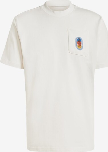 ADIDAS ORIGINALS T-Shirt 'Olpc' in hellblau / gelb / rot / weiß, Produktansicht