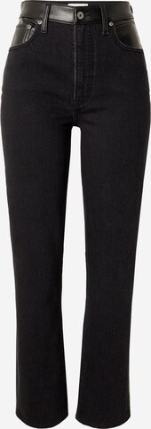Abercrombie & Fitch Regular Jeans in Zwart: voorkant