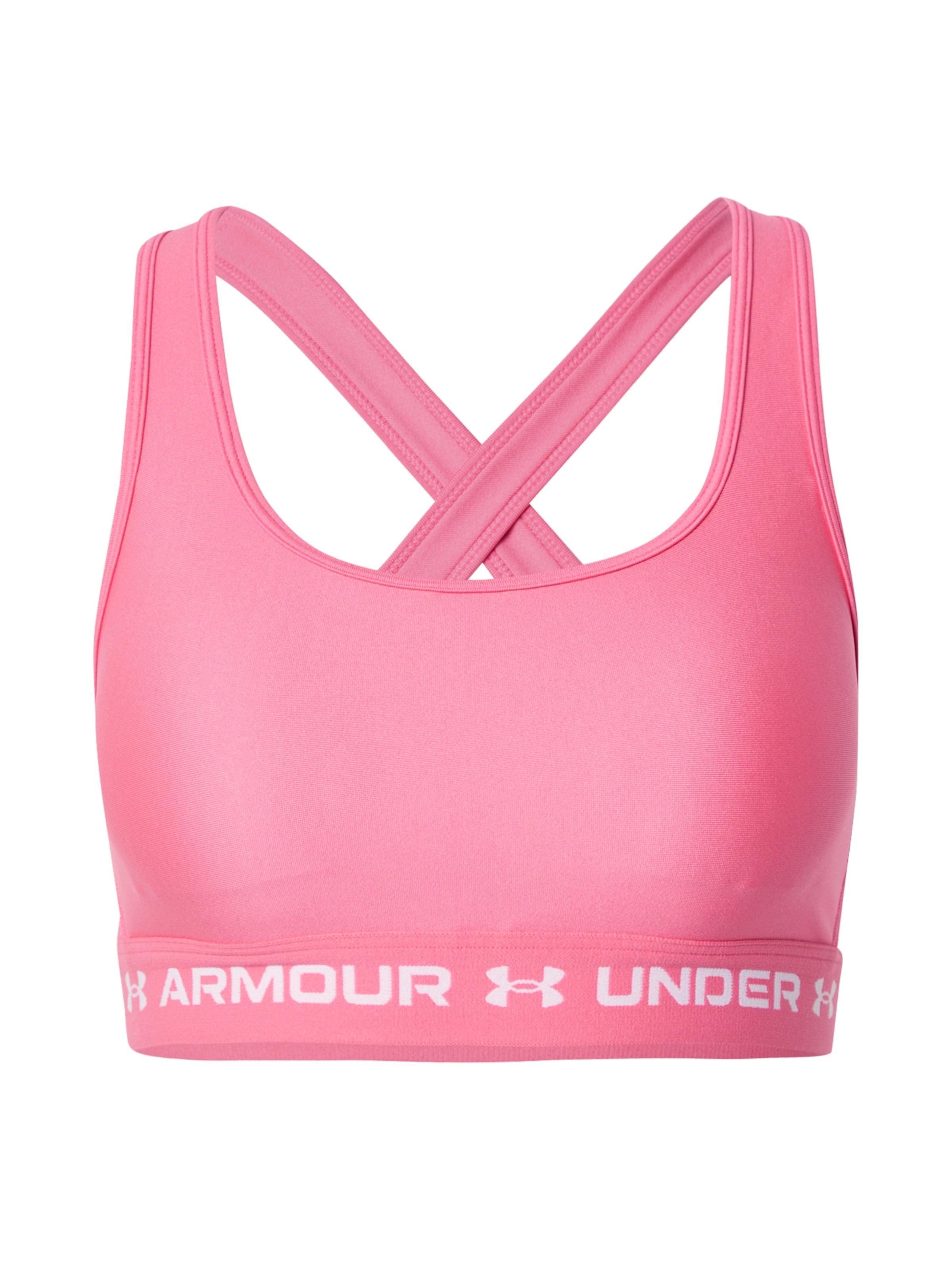 UNDER ARMOUR Korzetová Sportovní podprsenka – pink: přední strana