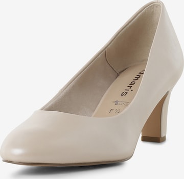 Escarpins Tamaris en beige : devant