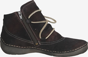 JOSEF SEIBEL Lace-Up Ankle Boots in Brown