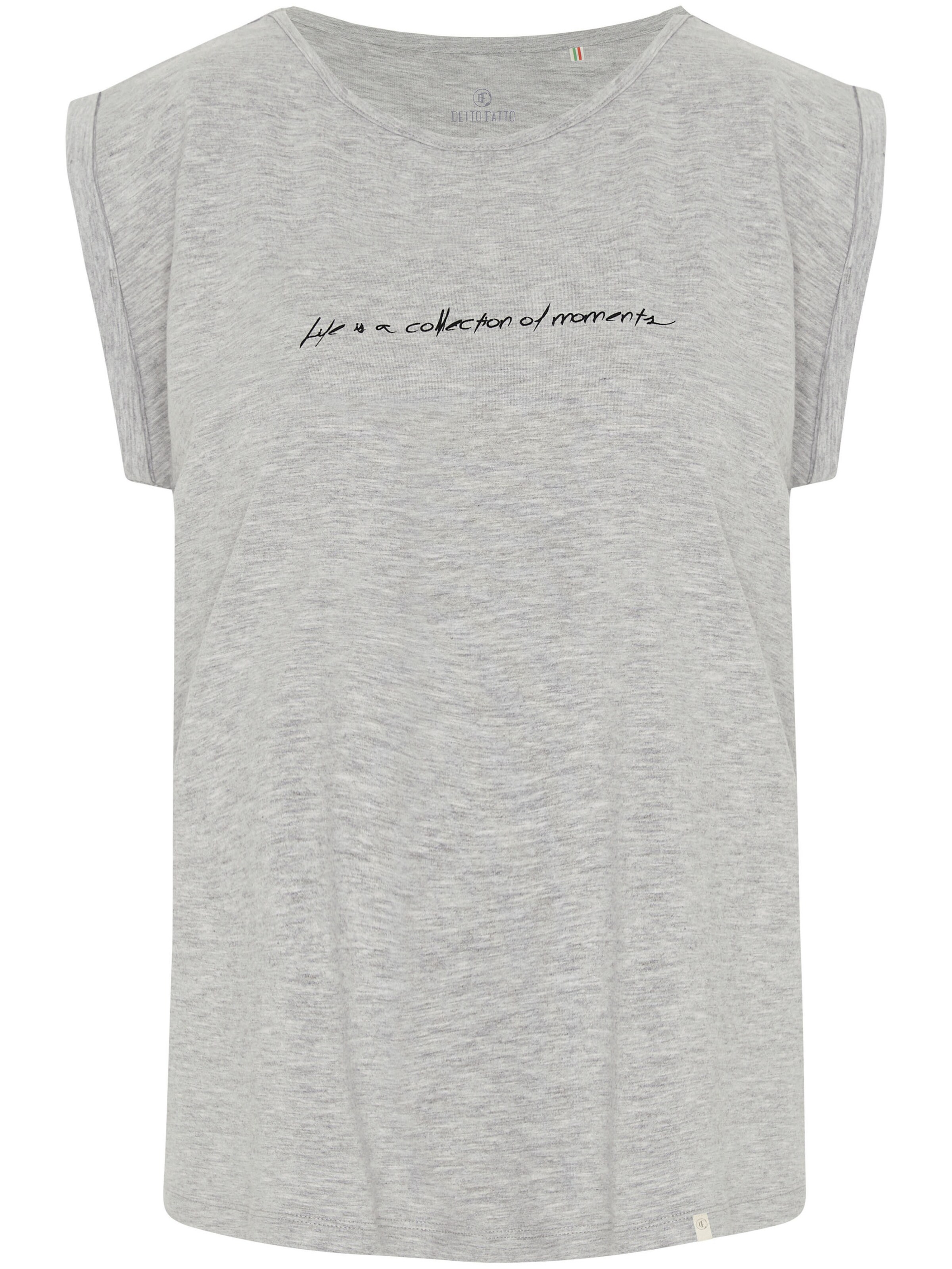Detto Fatto Top in Grau: Vorderseite