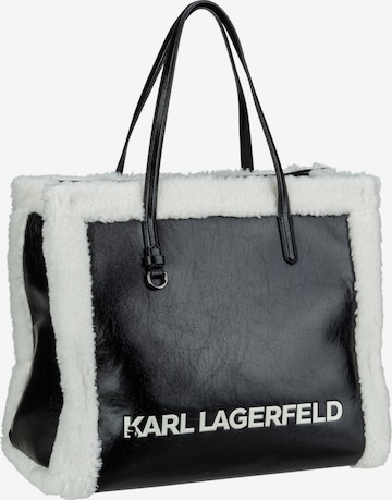 Karl Lagerfeld Shopper in Zwart: voorkant