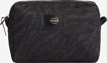 Wouf Toiletry Bag in Black: front