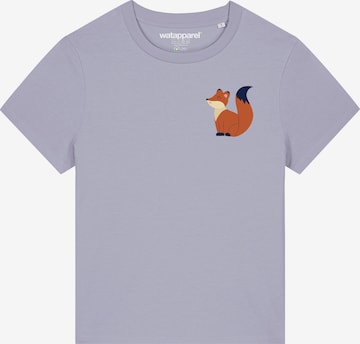 Watapparel T-Shirt ' Cute Fox ' in Lila: Vorderseite