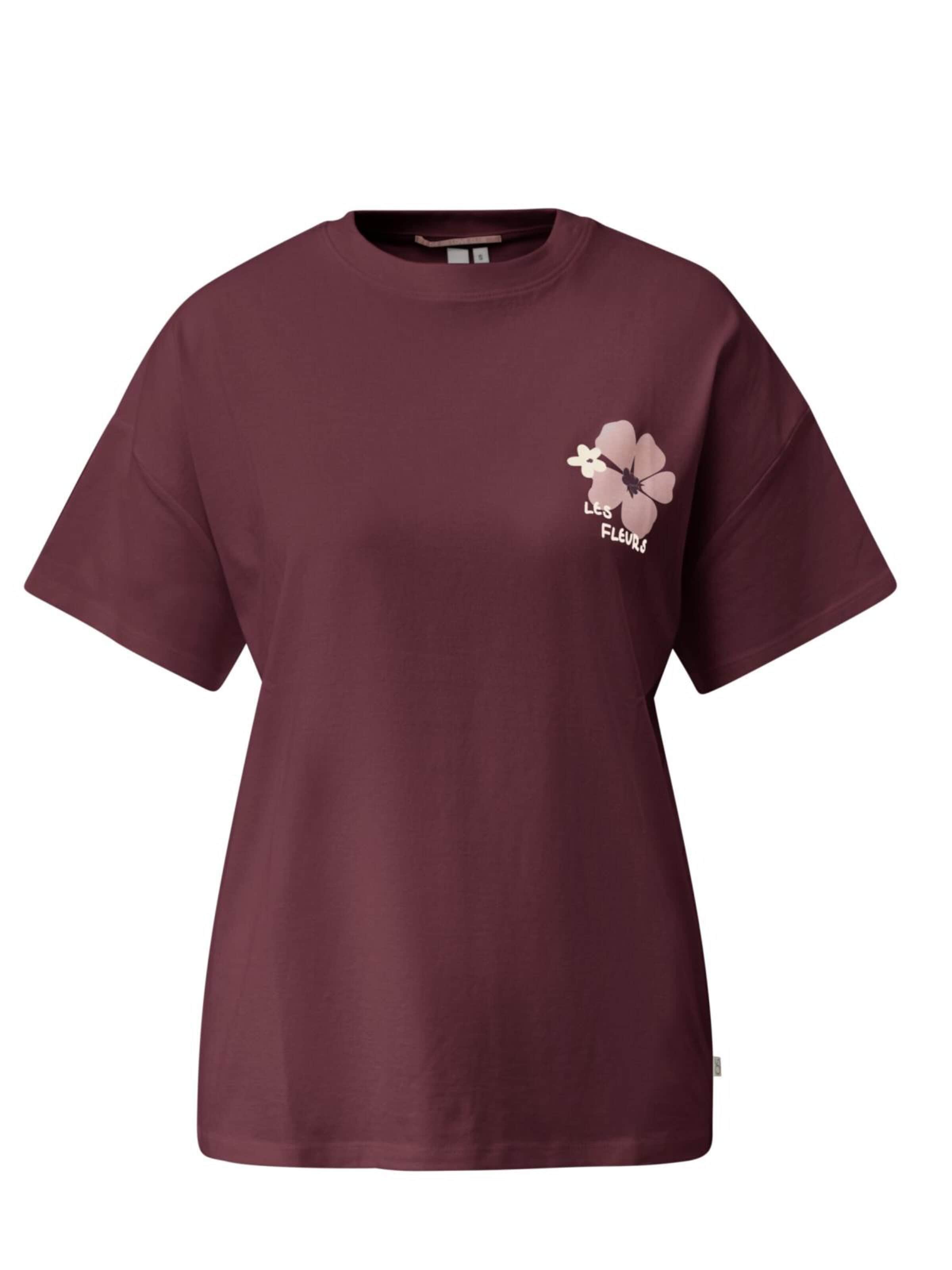 QS Shirt 'Q/S designed by - Dames t-shirt' in Red: front