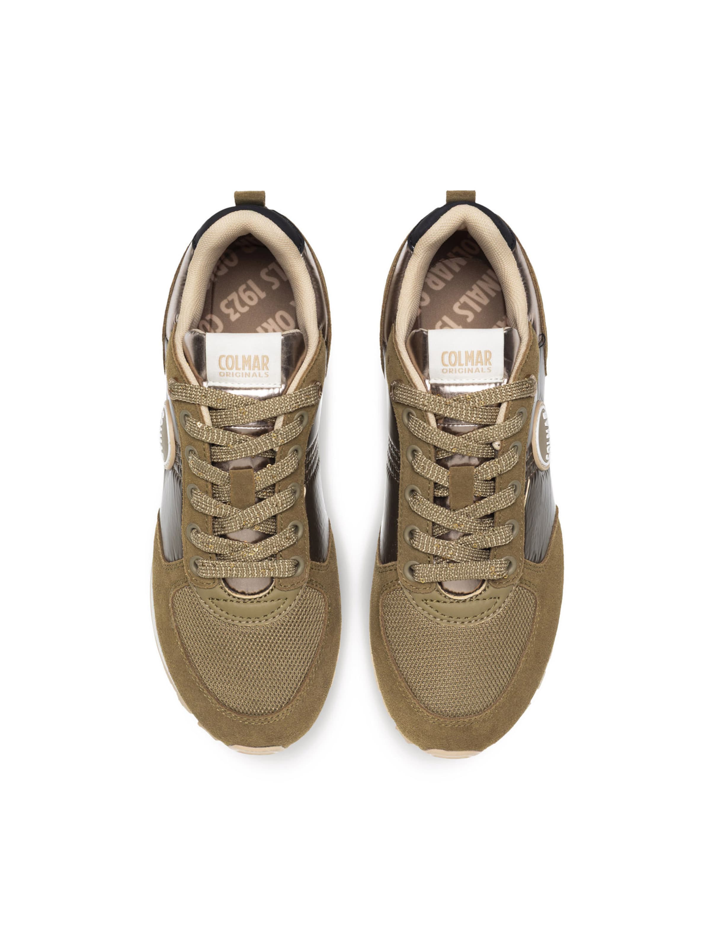 Sneaker bassa 'Travis Authentic' di Colmar in verde: superiore