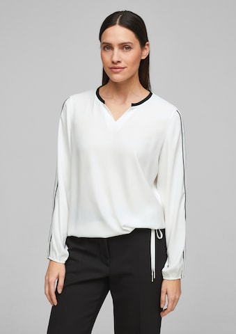 s.Oliver BLACK LABEL - Blusa en blanco: frente