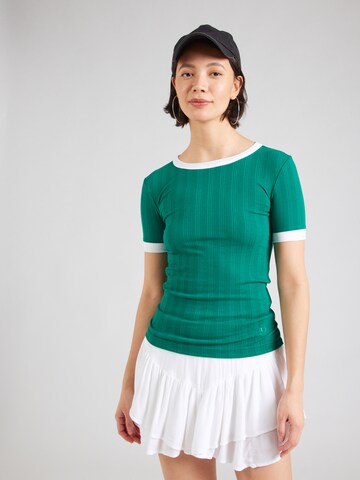 T-shirt Champion Authentic Athletic Apparel en vert : devant