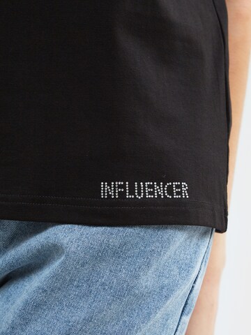 Maglietta di Influencer in nero