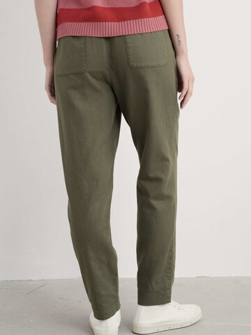 Seasalt Cornwall Tapered Bandplooibroek 'Nanterrow' in Groen