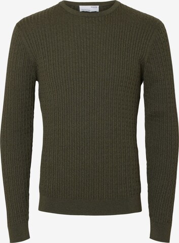 SELECTED HOMME Pullover 'Berg' in Grün: predná strana