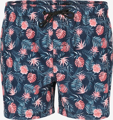 Cruz Zwemshorts 'Obi' in Blauw: voorkant