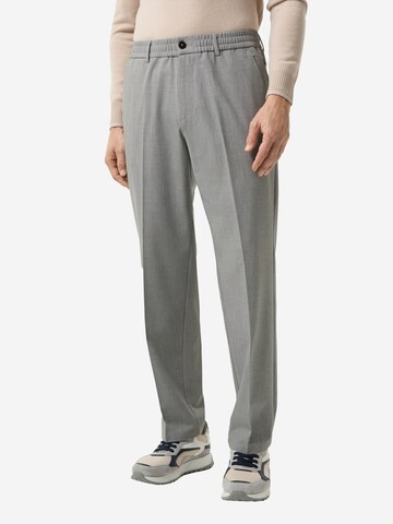 BOGNER Loose fit Pleat-Front Pants 'Marcus' in Grey: front