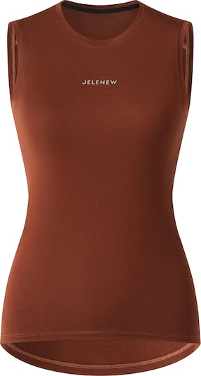 Jelenew Sporttop 'Merino Wool Tank Top' in XXS in kastanienbraun, Produktansicht