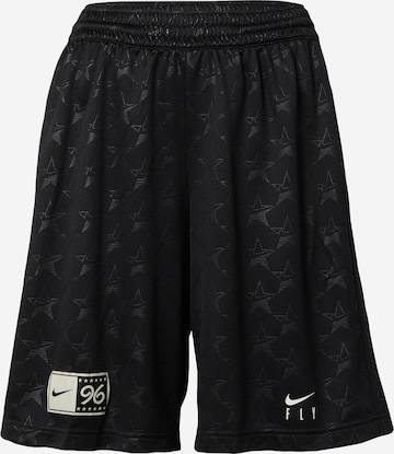 Regular Pantalon de sport NIKE en noir : devant