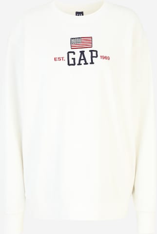 Felpa di Gap Tall in bianco: frontale