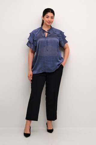 KAFFE CURVE Blouse 'Jola' in Blue