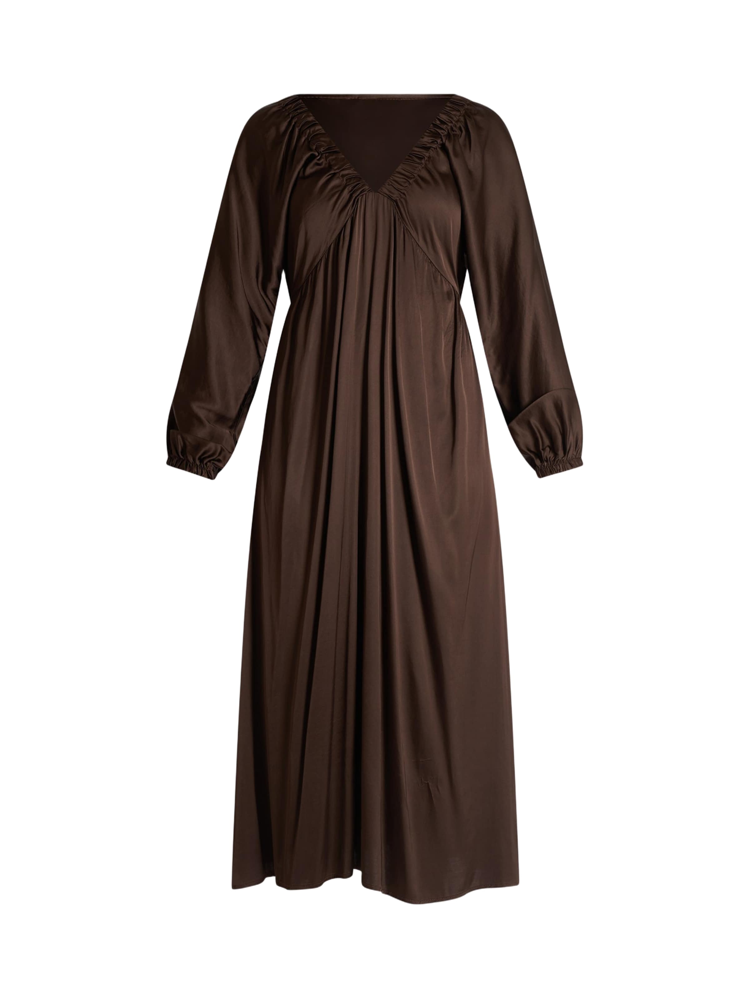 Dixie Dress in Brown: front