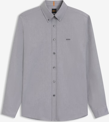 BOSS Button Up Shirt 'Rickert' in Grey: front