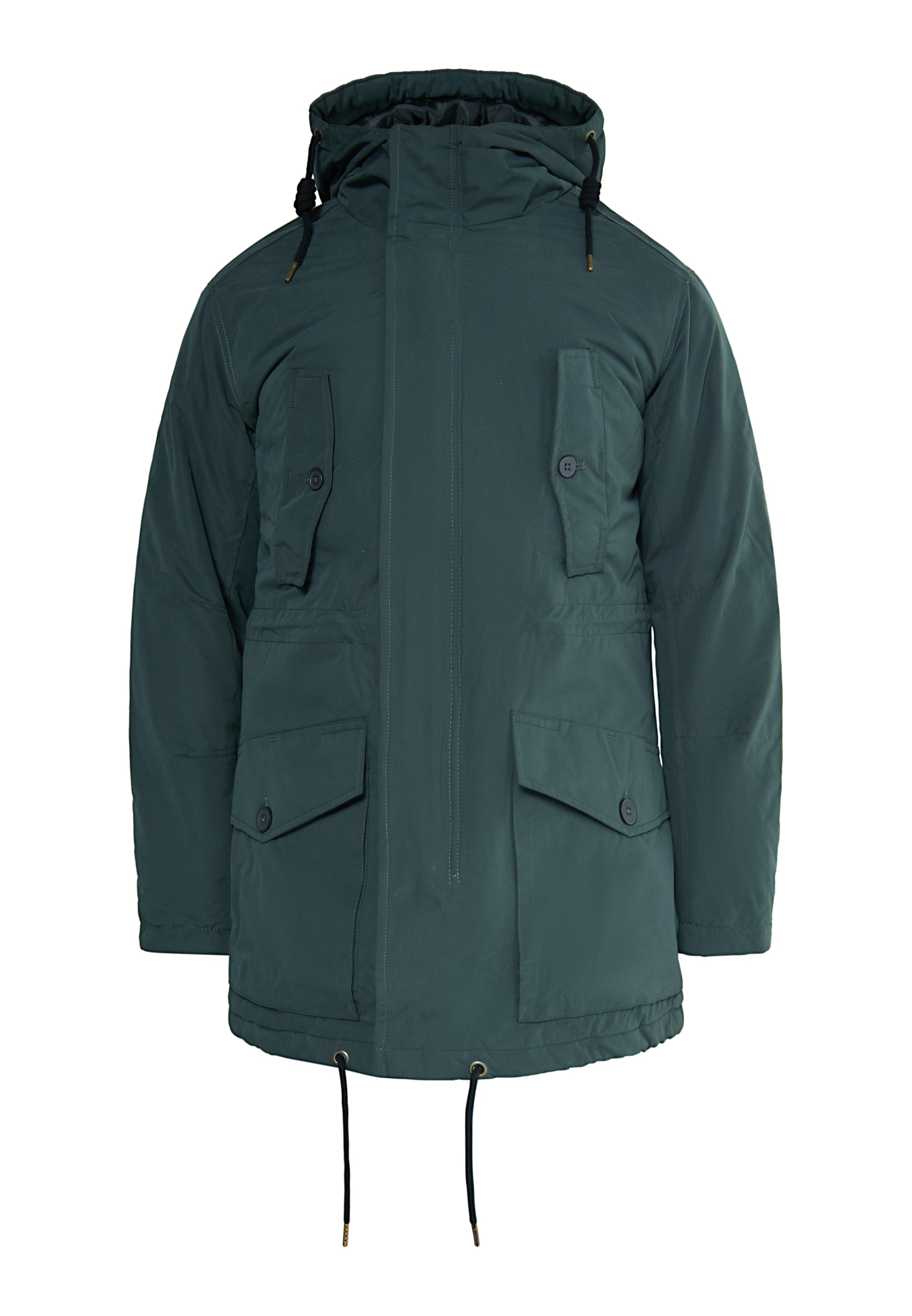 MO - Parca de invierno en verde: frente