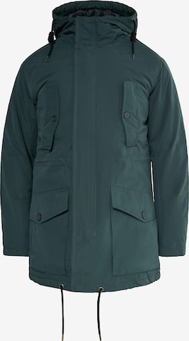 Parka invernale di MO in verde: frontale
