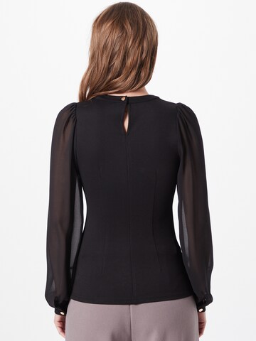 Karen Millen Shirt 'Georgette' in Zwart