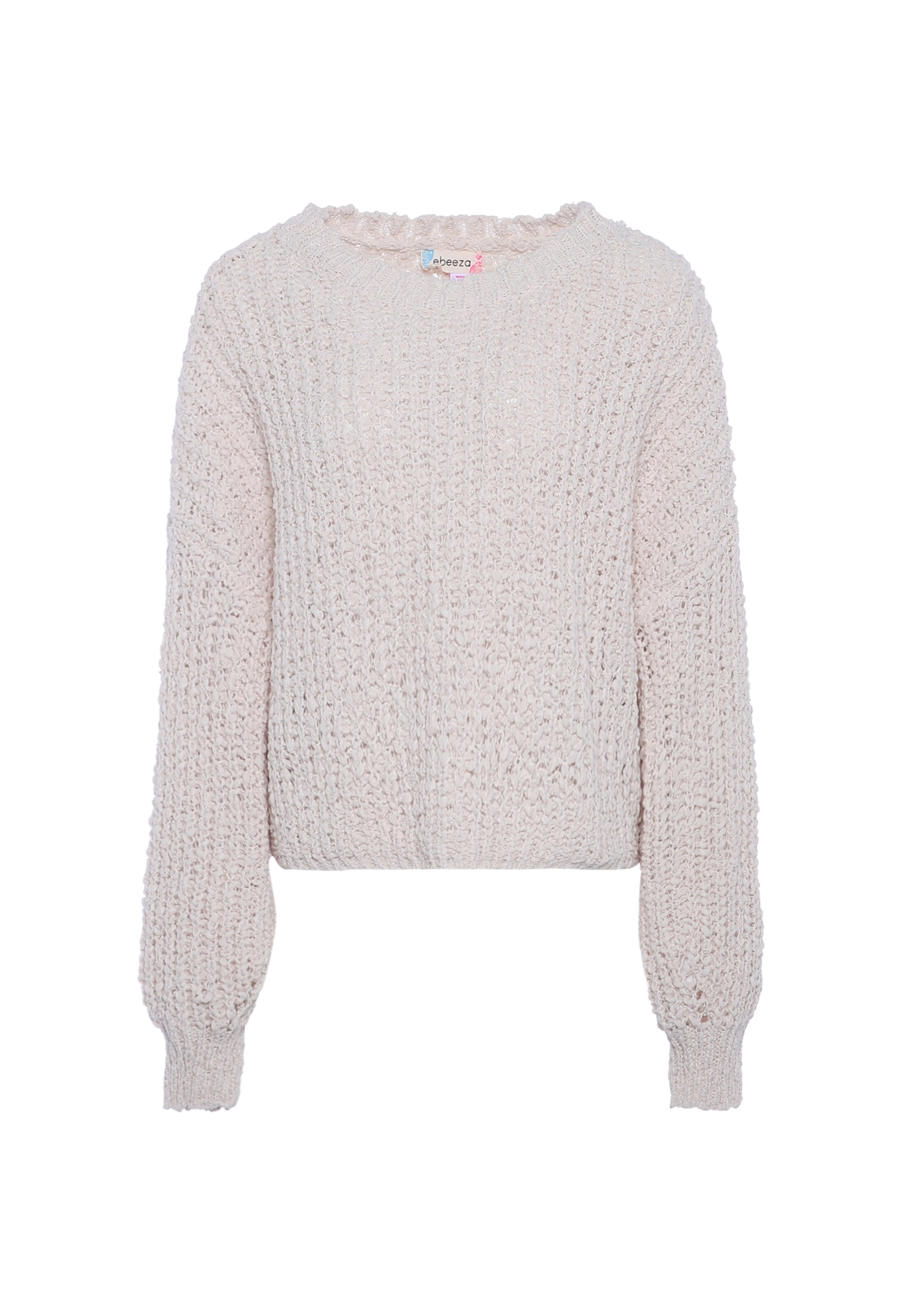 ebeeza Pullover in Beige: Vorderseite