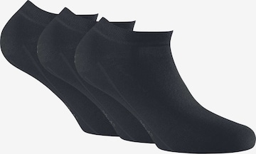 Rohner Socks Enkelsokken in Zwart: voorkant