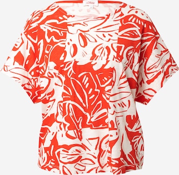 s.Oliver Shirt in Rood: voorkant