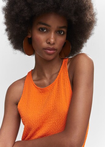 MANGO Jurk 'Lia' in Oranje