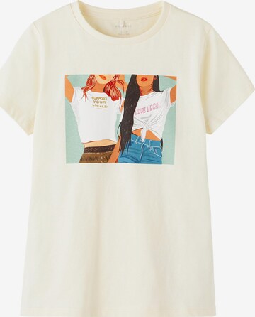 T-Shirt 'Kelma' NAME IT en blanc : devant