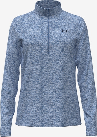 UNDER ARMOUR Functioneel shirt 'Tech' in Blauw: voorkant