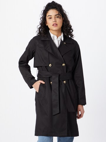 SELECTED FEMME Between-seasons coat 'Weka' in Black: front