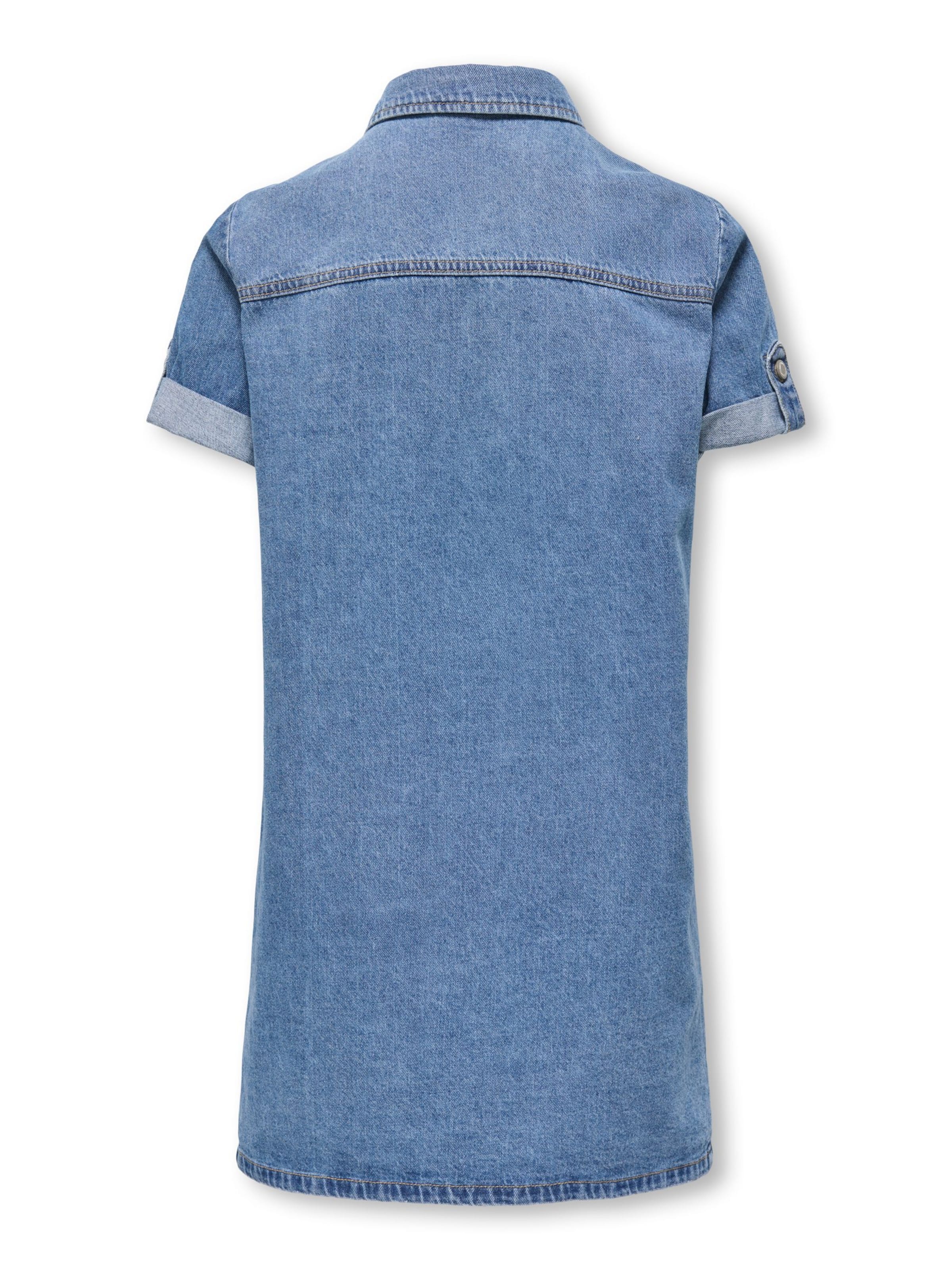 ONLY GIRLS Jurk 'ONLKOGLISA' in Blauw