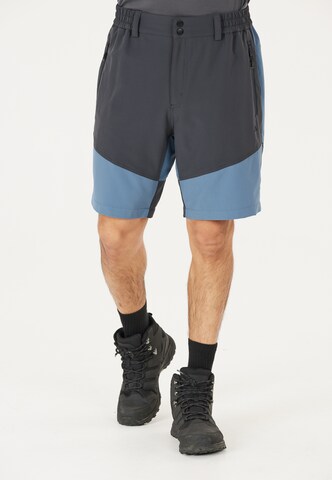Whistler Regular Workout Pants 'AVIAN' in Blue: front