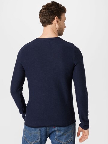 Pull-over 'ERNST' JACK & JONES en bleu